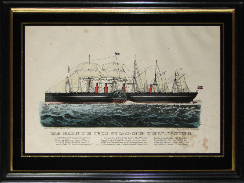 Currier Ives Steamships