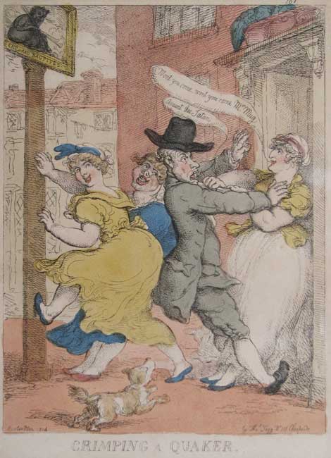 Rowlandson Crimping a Quaker