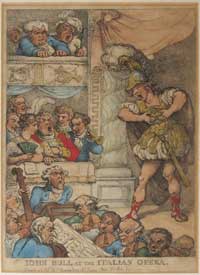 Rowlandson John Bull at the Opera