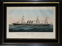 Currier Ives Steamships