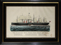 Currier Ives Steamships