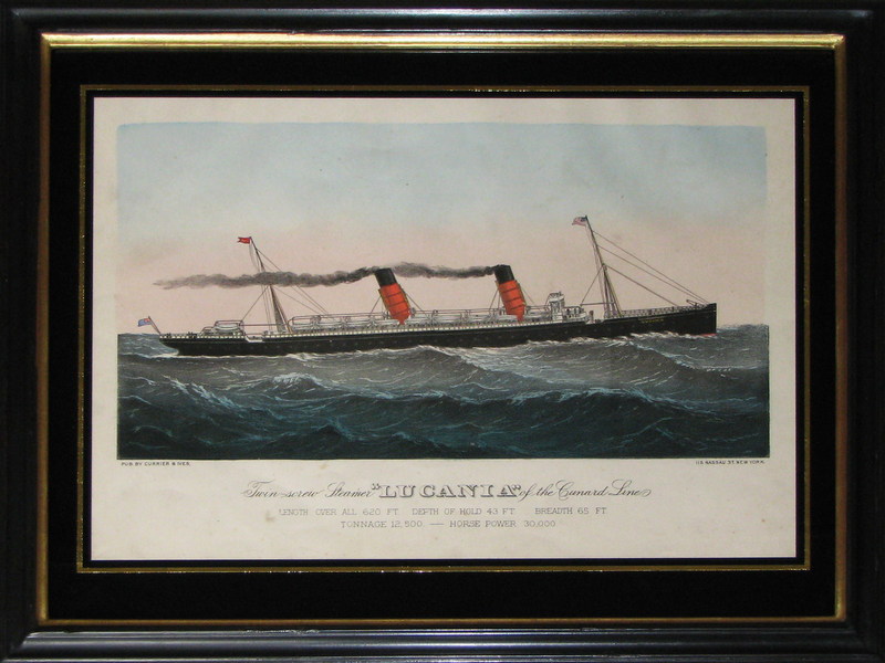 Currier Ives Steamships