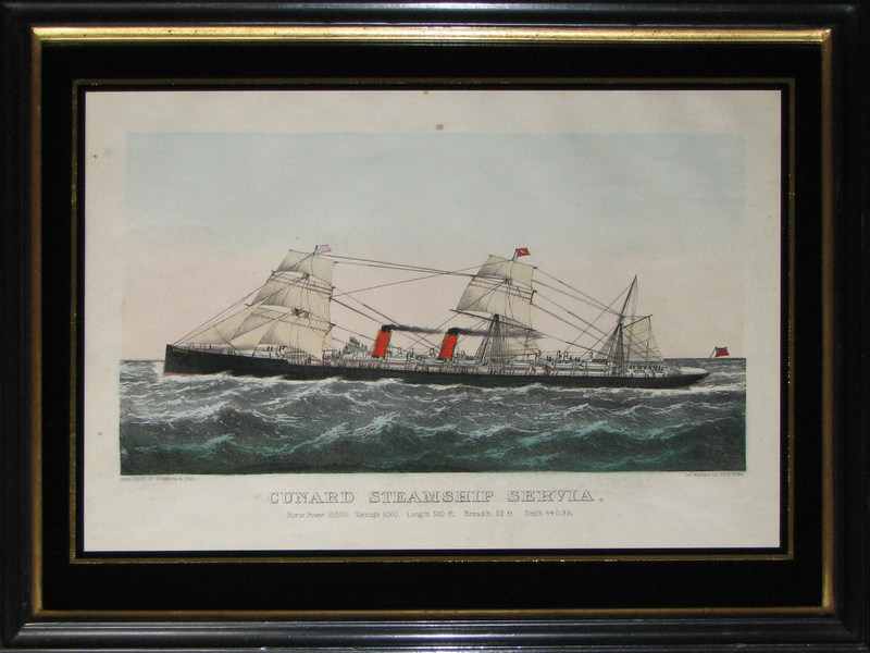 Currier Ives Steamships